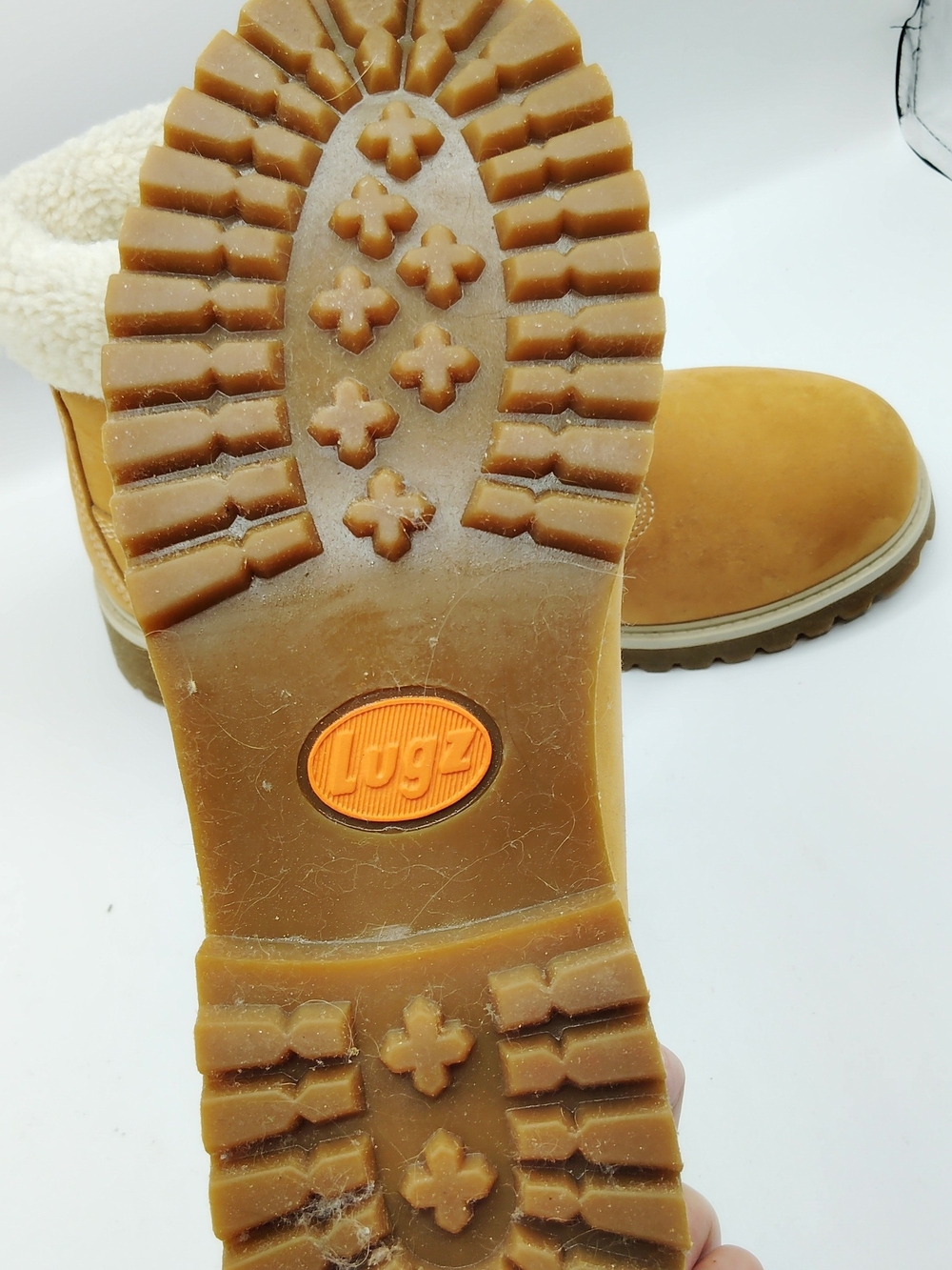 New Lugz Women's Wheat Sherpa-Lined Lace-Up Boots